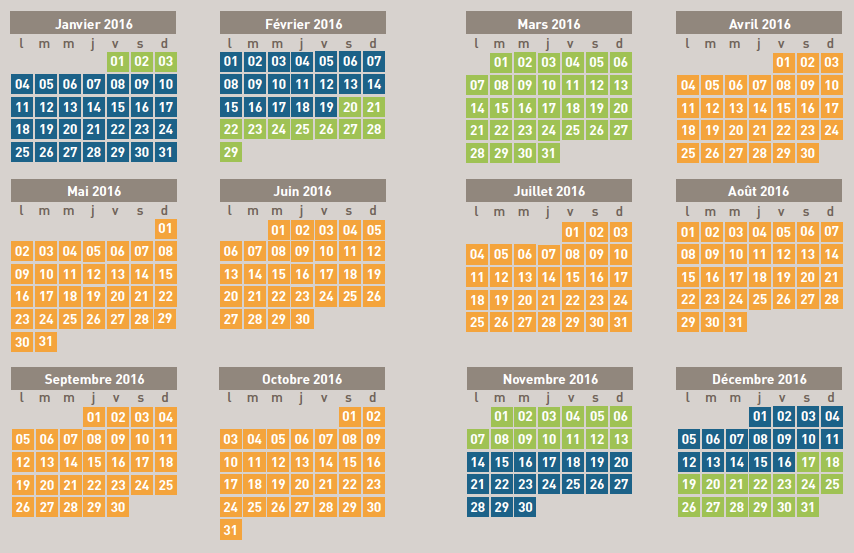 calendrier